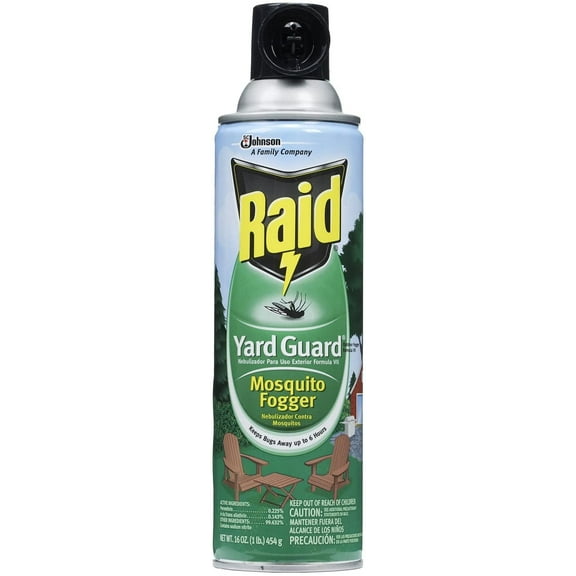 SC Johnson Yard Guard Outdoor Fogger - Insecticide Spray for Mosquitoes - 16 oz Can