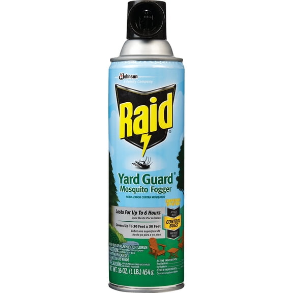 SC Johnson Yard Guard Outdoor Fogger - Insecticide Spray for Mosquitoes - 16 oz Can