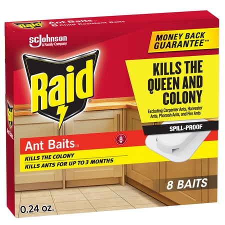 Raid Ant Baits Indoor Ant Killer, 0.12oz, 4 Count