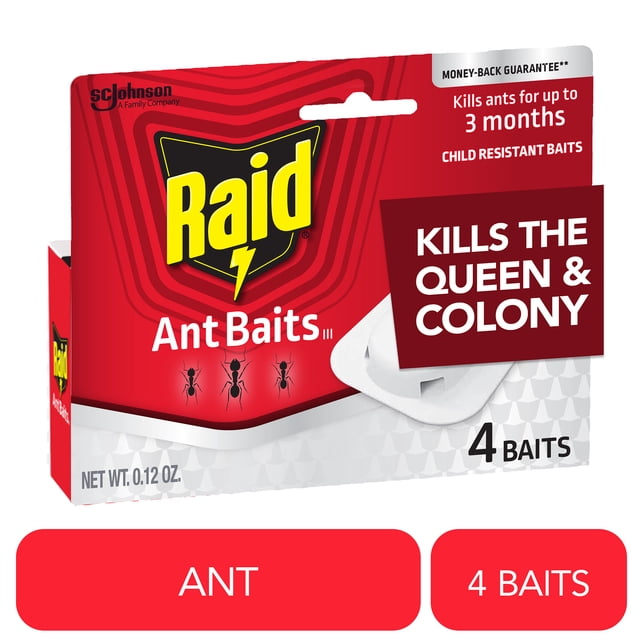 Raid Ant Killer Baits, For Household Use, Kills the Colony, Kills Ants ...