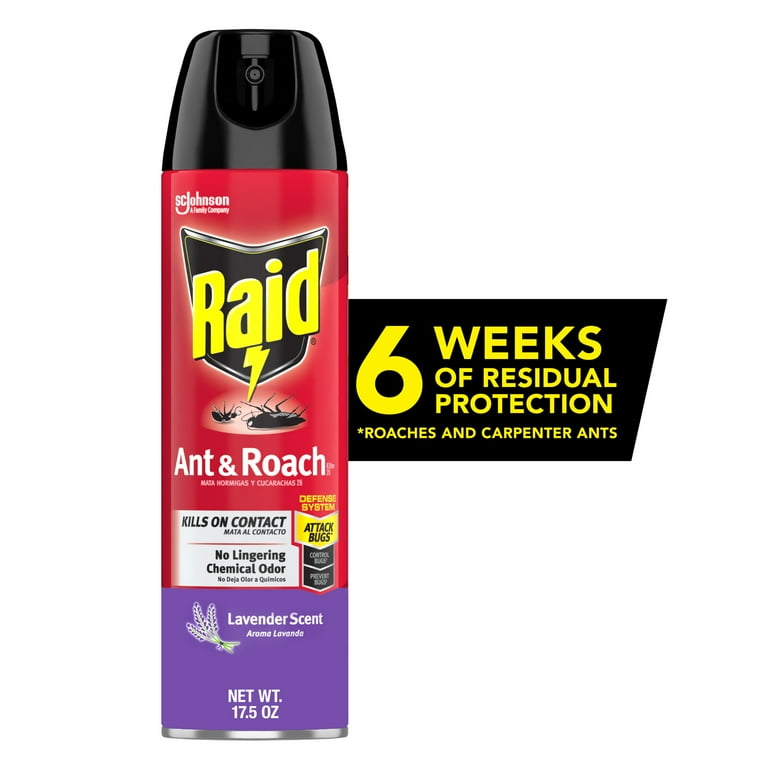 Ant and Roach Killer, 17.5 oz Aerosol Spray, Lavender Ant and Roach Killer, 17.5 oz Aerosol Spray, Lavender