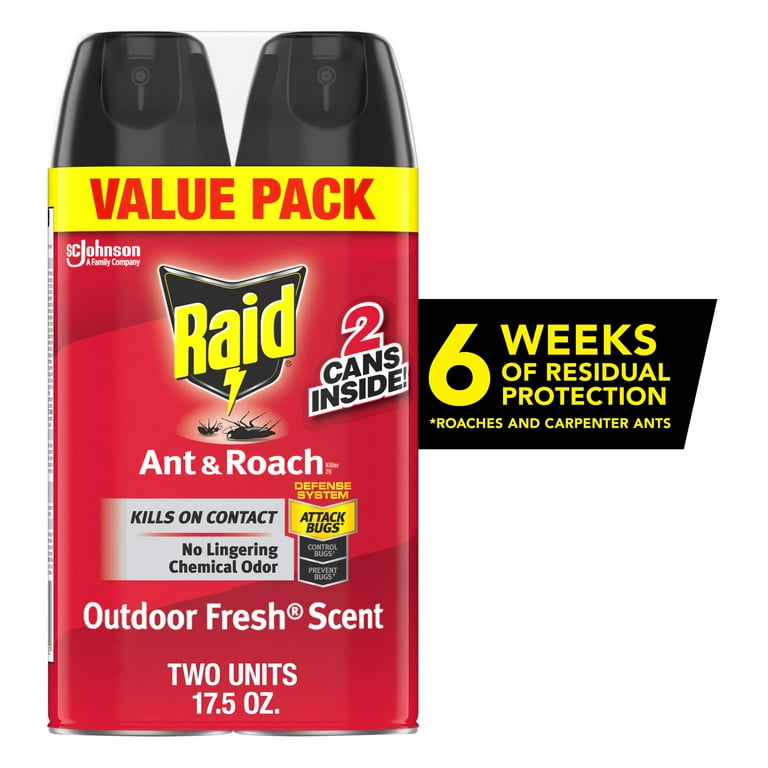 Ant and Roach Killer, 17.5 oz Aerosol Spray, Outdoor Fresh Ant and Roach Killer, 17.5 oz Aerosol Spray, Outdoor Fresh
