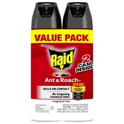 Raid Ant & Roach Killer 26, Fragrance-Free Bug Spray, 17.5 fl oz, 2 ct