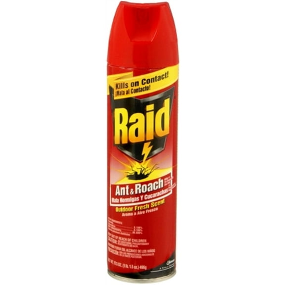 Raid Ant & Roach Killer 26, Outdoor Fresh Scent, 17.5 oz, Pack of 4