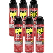 Raid Ant & Roach Killer Defense System, Outdoor Fresh Scent 17.5 Ounce Pack of 6 — Residential Use, Standard Application