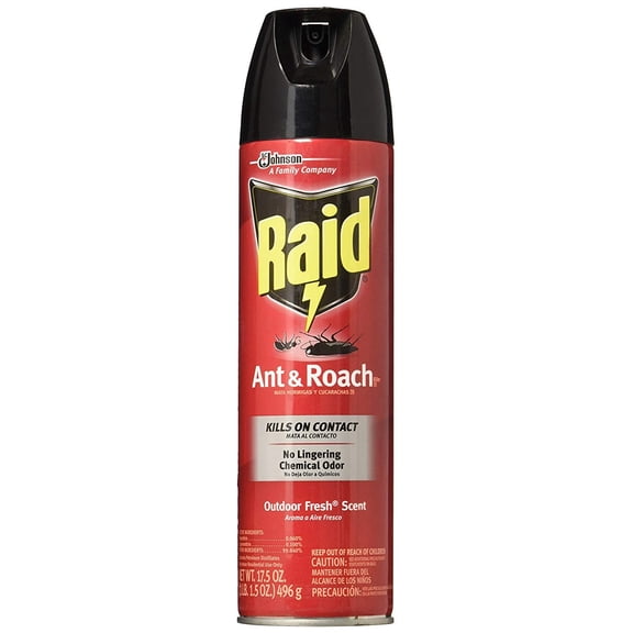 S C Johnson & Son Ant and Roach Killer, 17.5oz Aerosol 660574EA