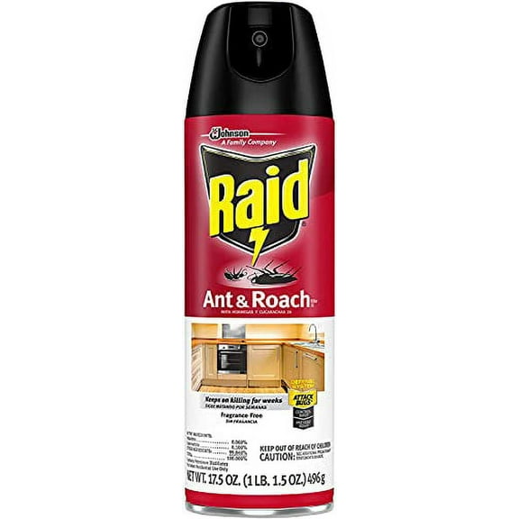 Raid Ant and Roach Killer Fragrance, 17.5 oz, 6 Pack