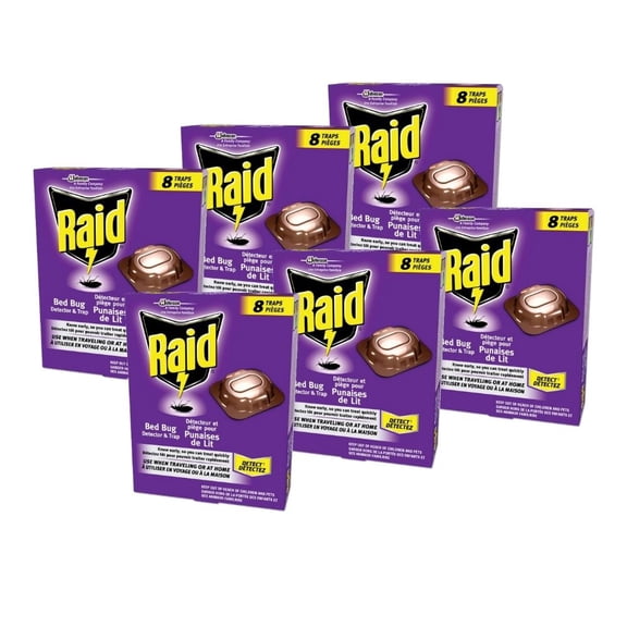 Raid Bed Bug Detector, 8 ct (6-Pack)