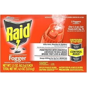 Raid Concentrated Deep Reach Fogger 1.5 Ounce 3 Count