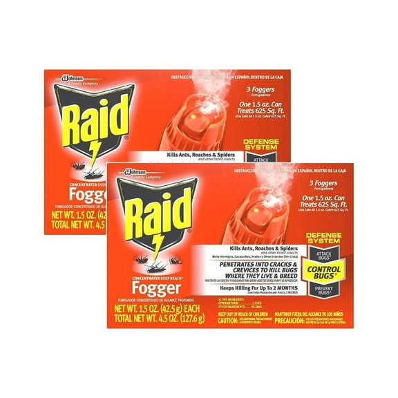 Raid Concentrated Deep Reach Fogger Pack - 2