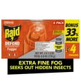 thumbnail image 1 of Raid Concentrated Deep Reach Pest Insect Killer & Roach Fogger, 1.5 fl oz, 4 Count, 1 of 14