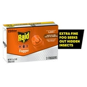 Raid Concentrated Deep Reach Pest Killer & Roach Fogger, 1.5 oz, 3 Count