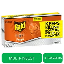 Raid Concentrated Deep Reach Pest Killer & Roach Fogger, 1.5 fl oz, 4 Count