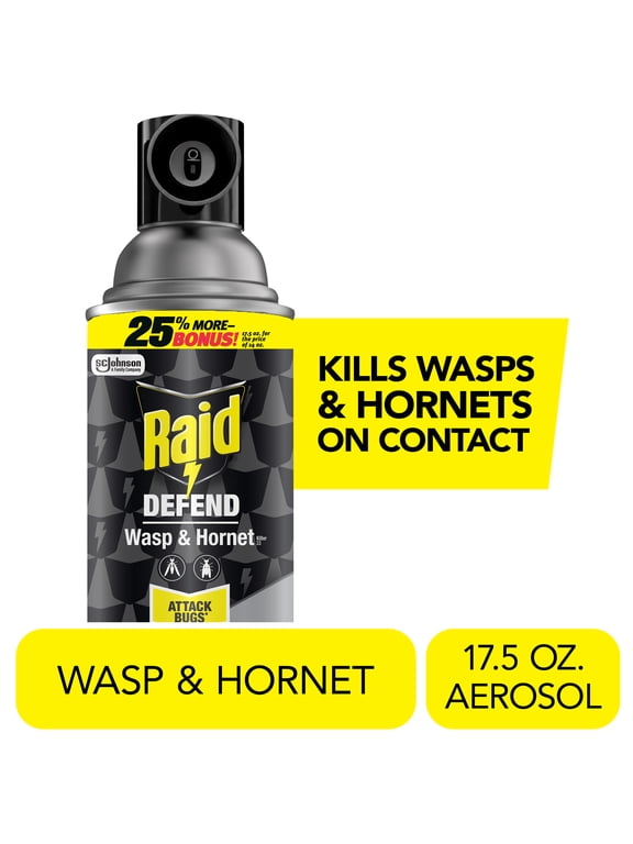 Defend Outdoor Defense System Wasp and Hornet Bug Spray Outdoor Insect Killer, 17.5 oz.