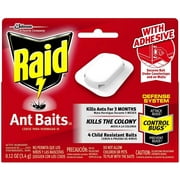 Raid Ant Bait Kitchen Defense - Child-Resistant Indoor Ant Bait - 4 Count