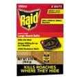 thumbnail image 1 of Raid Double Control Indoor Defense System Large Roach Baits, 0.70 oz, 8 Count, 1 of 15