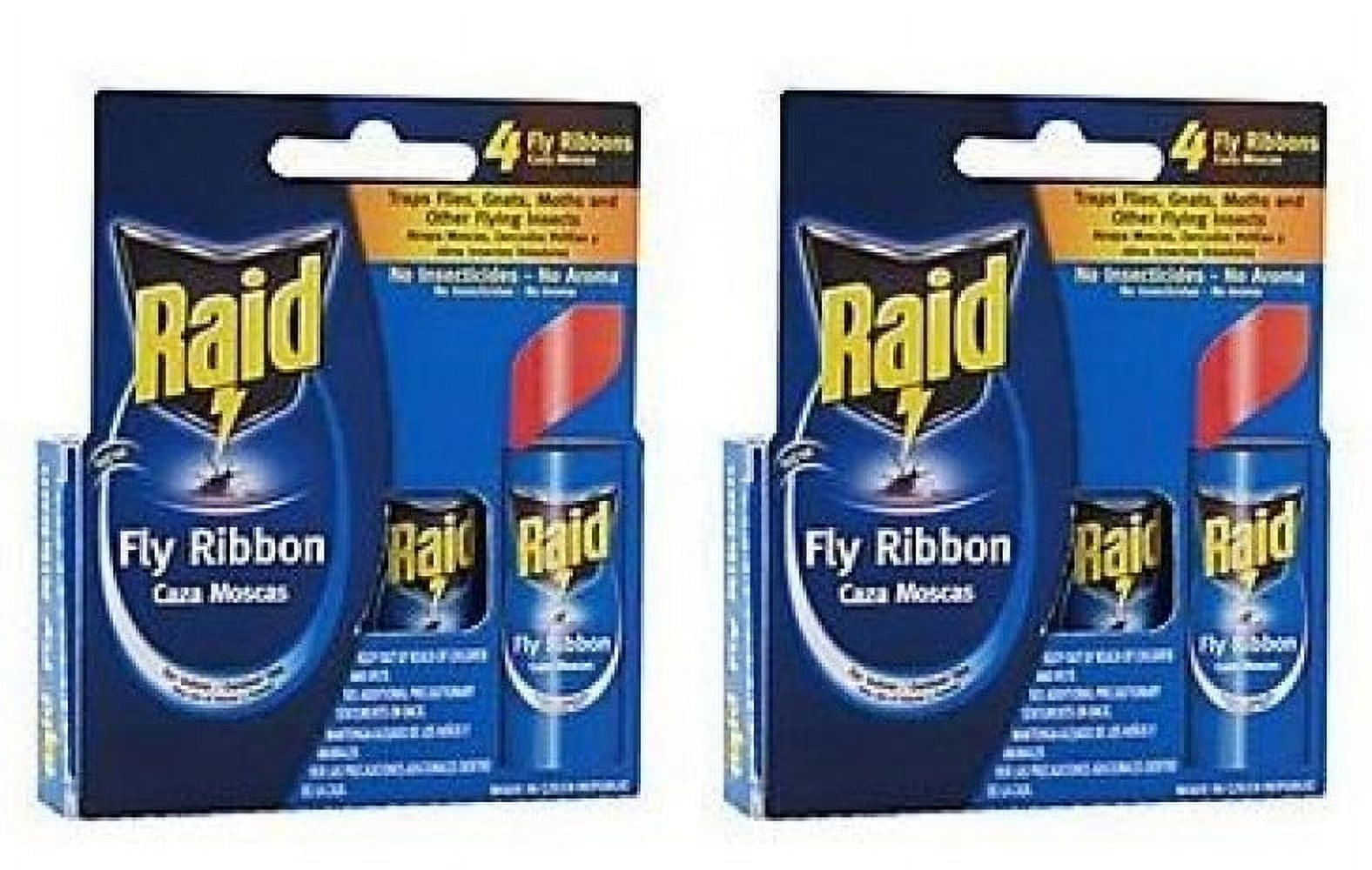 Raid FR3-RAID 4 Count Fly Catcher Ribbon (2/pack) - Walmart.com