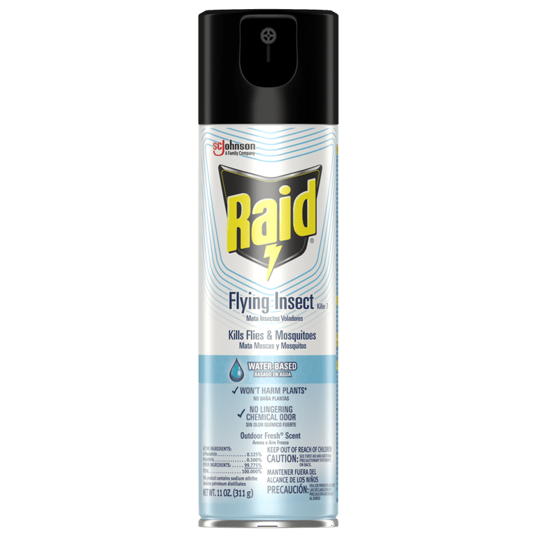 Raid Flying Insect Killer 7, Insecticide Spray, Water Based