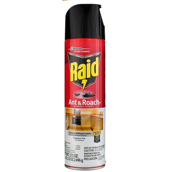 Raid Ant & Roach Killer, Fragrance Free, 17.5 oz