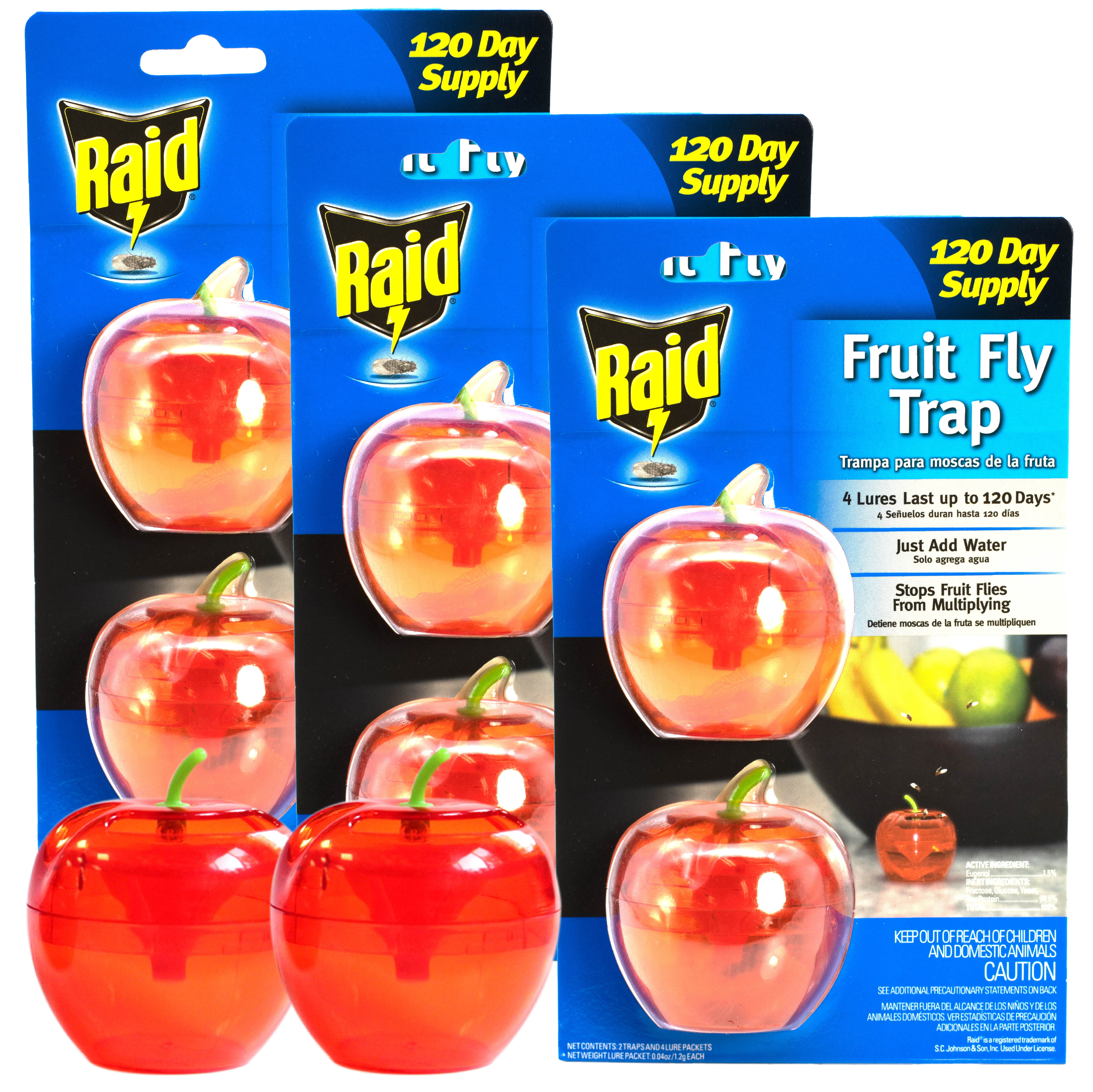  Raid Fruit Fly Trap for Indoors