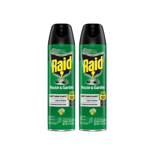 Raid House and Garden Insect Killer Insecticide Aerosol Spray - 11 Oz ...