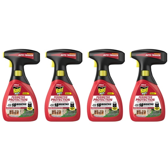 Raid MAX Perimeter Protection, Auto Trigger, 30 (4-Pack)