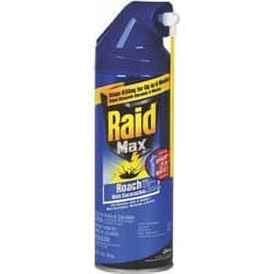 Raid Max Roach Insect Killer Aerosol Spray On Bugs - 14.5 Oz, 3 Pack