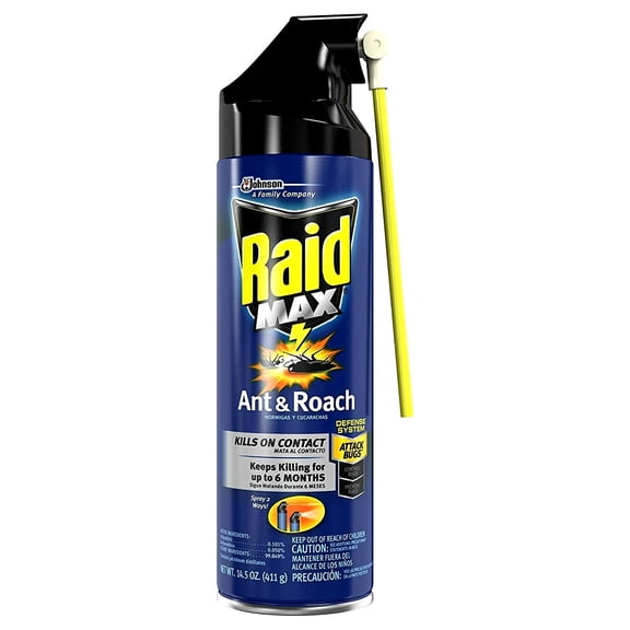 Raid Max Ant and Roach Spray, 14.5 OZ (Pack - 12)