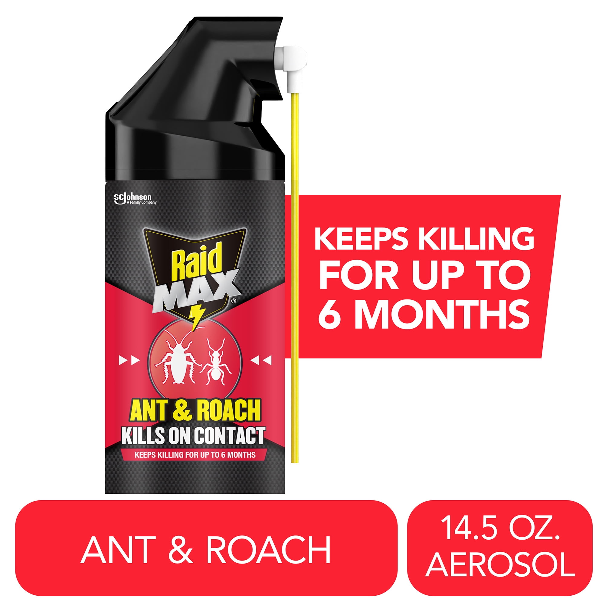 Raid MAX Indoor Ant and Roach Insecticide, 14.5 oz