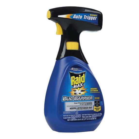 Raid® Max Perimeter Protection Bug Spray , 30 Oz, Carton Of 6 Bottles