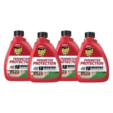 Raid Max Perimeter Protection Trigger Refill, 30 oz (4-Pack)