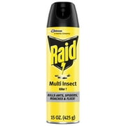 Raid Multi Insect Killer 7, Indoor & Outdoor Bug Spray, 15 oz