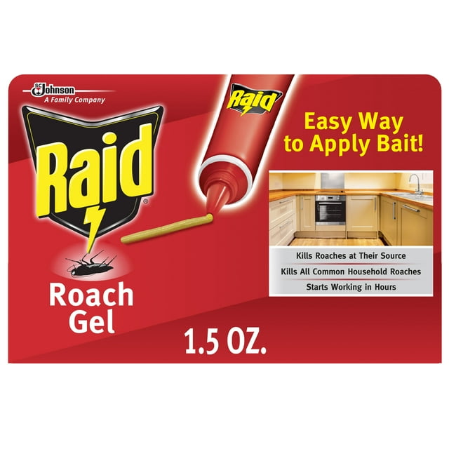 Raid Roach Gel, Roach Killer, 1.5 oz