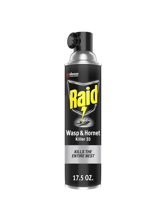 Wasp & Hornet Insect Killer 33, Bug Spray & Kills Entire Nest, 17.5 oz