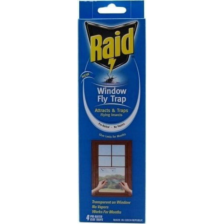  Raid, 4 Pack, Discreet Window Fly Trap : Patio, Lawn & Garden