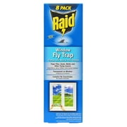 Raid Window Fly Trap, 8 Count, Discreet and Effective Fly Adhesives