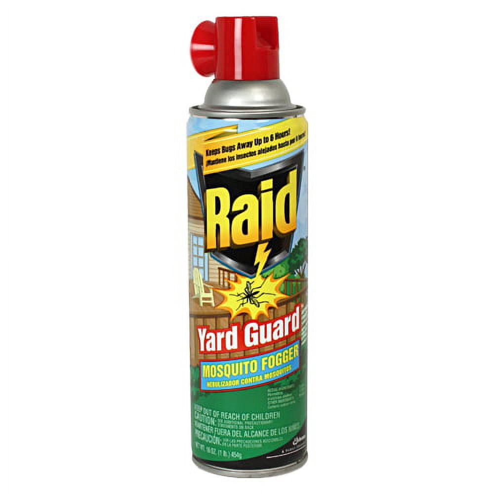 Raid Yard Guard Mosquito Fogger 16 oz (Pack of 16)