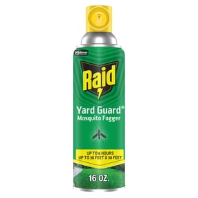 Raid Yard Guard Outdoor Mosquito Fogger & Backyard Bug Killer Spray, Repellent 16 oz