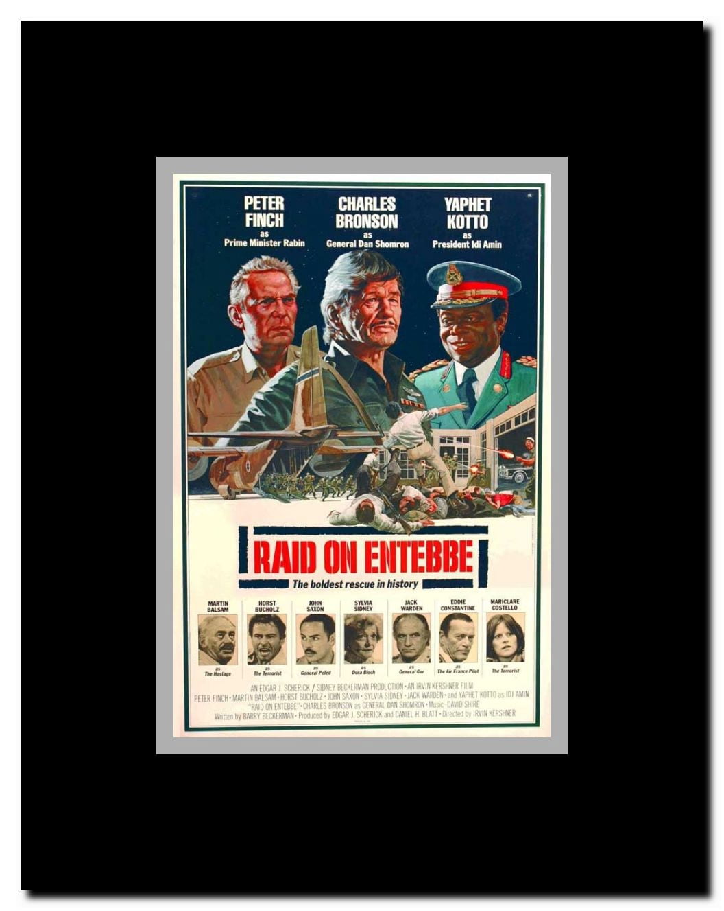Raid on Entebbe Framed Movie Poster