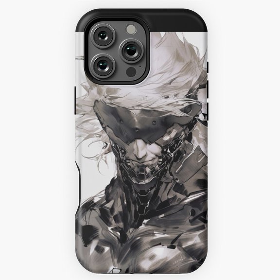 Raiden MGS Metal Gear Solid Gamer Art Phone Case for iPhone 16 15 14 13 12 11 Pro Max - Cool Phone M97