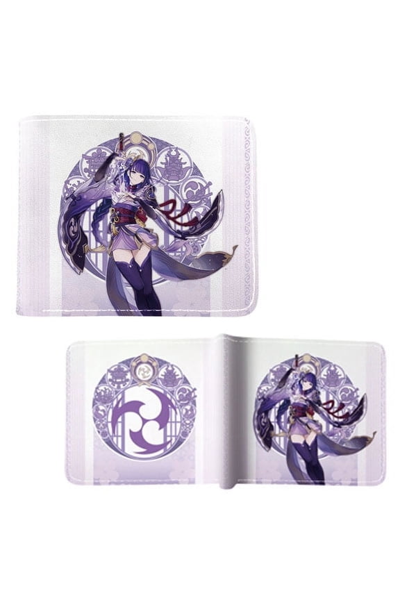 Raiden Shogun Poster - Genshin Impact 4x5" Bi-Fold Wallet