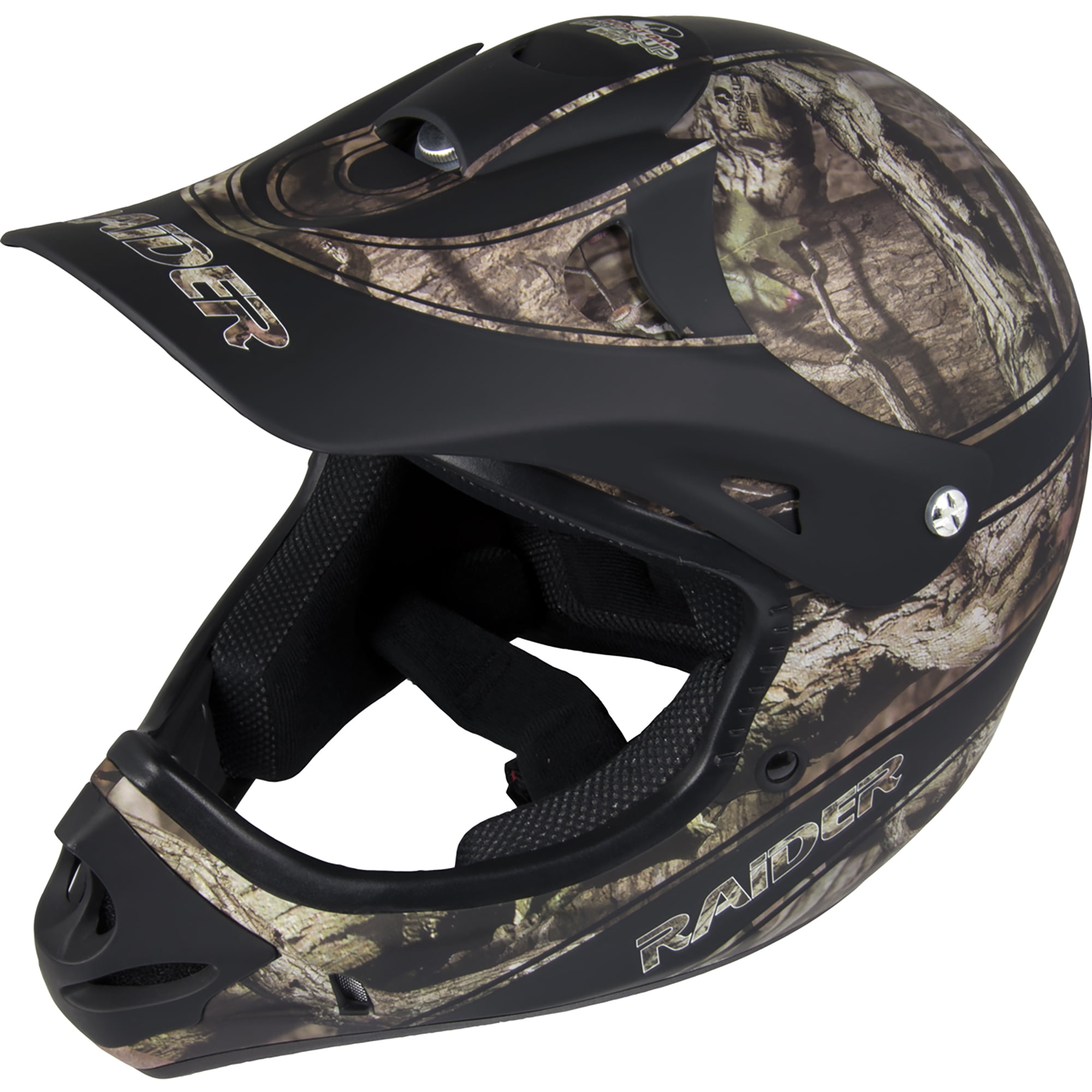Raider Ambush Motocross Helmet Mossy Oak DOT Approved - 2XL
