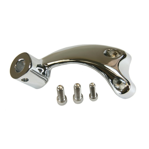Raider, KIT-6050-S, Chrome Brake Side Mounting Bracket & Bolts for Forward Controls 2004-2013 for Harley XL Sportster models