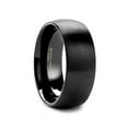 thumbnail image 1 of Raider Tungsten Black Wedding Band Domed Brush Finished, 1 of 2