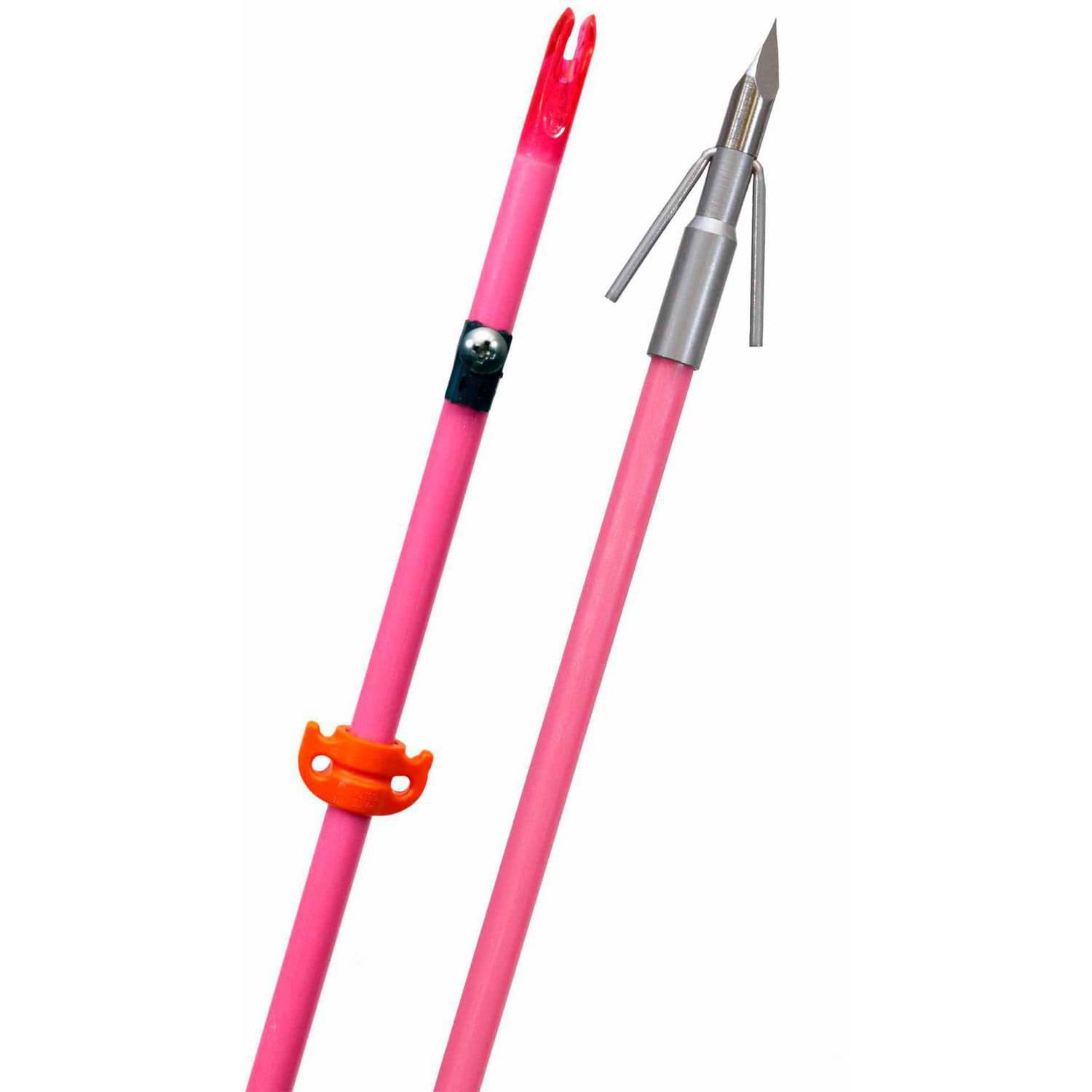 Raiderette Pro Bowfishing Arrow with Riptide Point by Fin-Finder, Pink