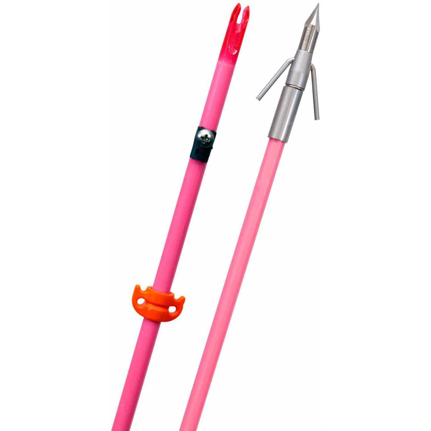 Raiderette Pro Bowfishing Arrow with Riptide Pro Point by Fin-Finder, Pink