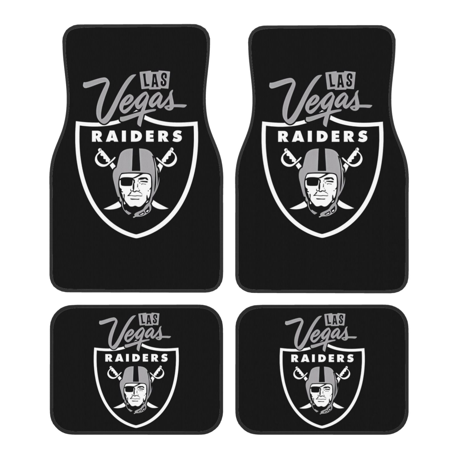 Raiders Football Carpet Floor Mats for Cars, Auto
