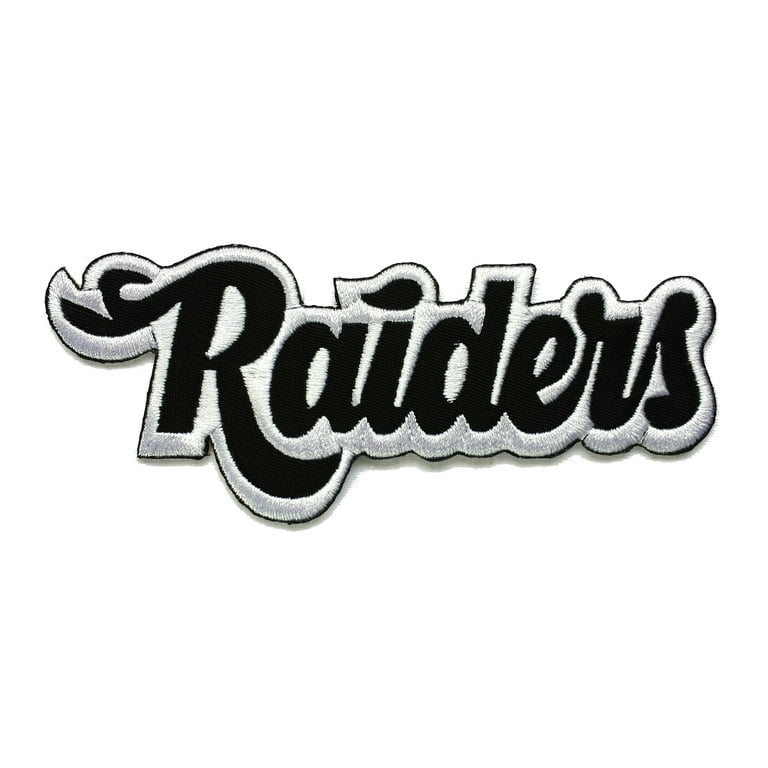 Raiders Football Embroidered Sew/Iron On Patch 5
