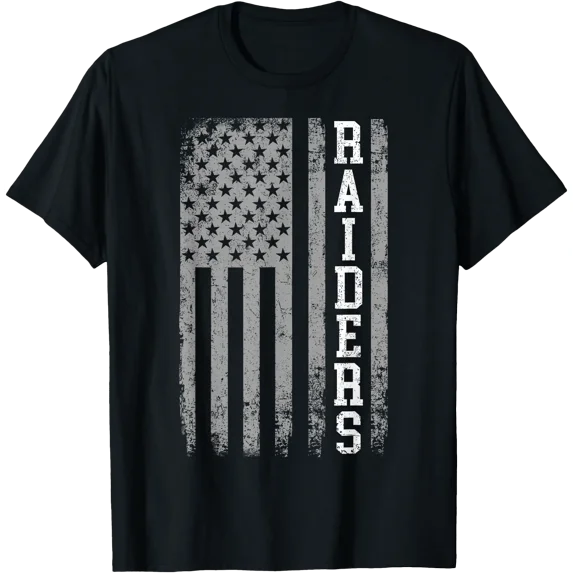 Raiders Football Team Name Vintage Retro T-Shirt BLACK Unisex S-5XL Hot Trending Shirt, Vintage Birthday Gift
