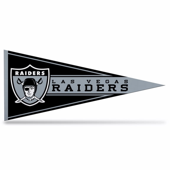 Raiders Retro Mini Pennant - 8 Pennants Per Pack